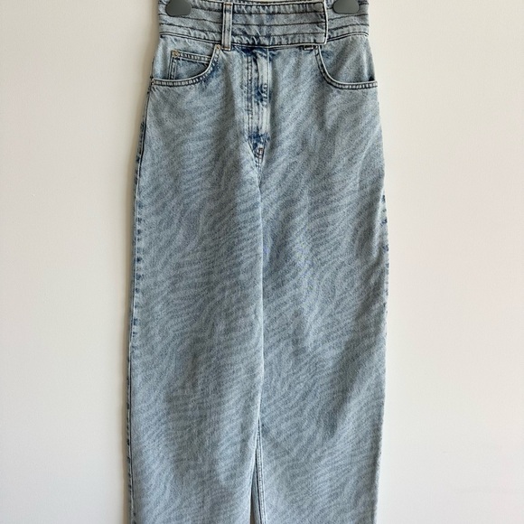 IRO Light Blue Zebra Print Jeans - Picture 13 of 14